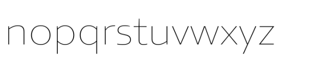 Elioth Thin Font LOWERCASE