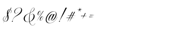 Elisabetta Script Regular Font OTHER CHARS