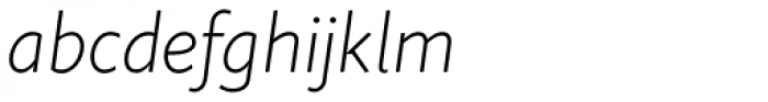 Elisar DT Infant Light Italic Font LOWERCASE