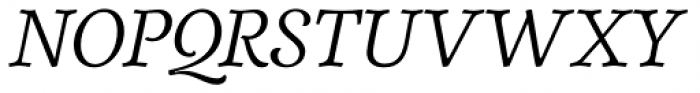 Elisetta Italic Font UPPERCASE