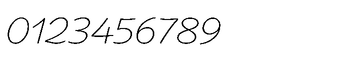 Elite Thin Font OTHER CHARS