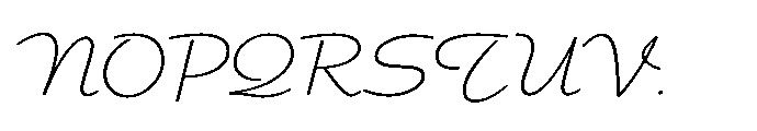 Elite Thin Font UPPERCASE