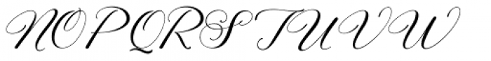 Eliyamoli script Regular Font UPPERCASE