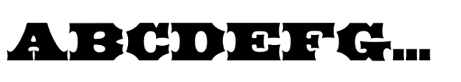 Elkdale Bold Font UPPERCASE