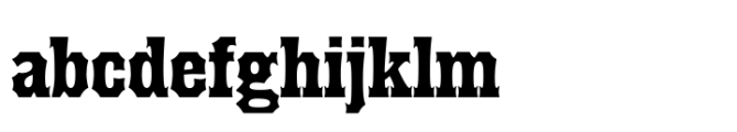 Elkdale Ex Condensed Semi Bold Font LOWERCASE