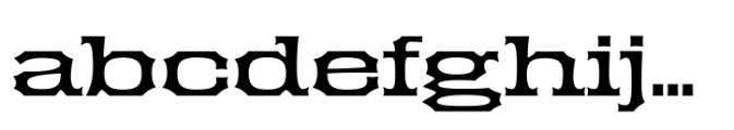 Elkdale Ex Wide Light Font LOWERCASE