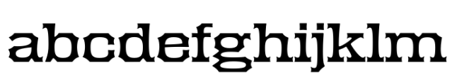 Elkdale Wide Light Font LOWERCASE