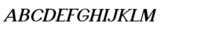 Ellara Domian Semi Bold Italic Font UPPERCASE