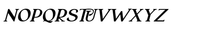 Ellara Domian Semi Bold Italic Font UPPERCASE