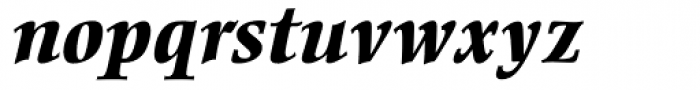 Ellington MT ExtraBold Italic Font LOWERCASE