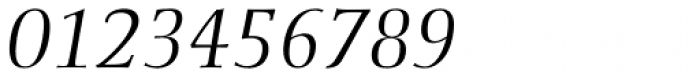 Ellington Pro Light Italic Font OTHER CHARS