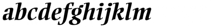 Ellington Std Bold Italic Font LOWERCASE