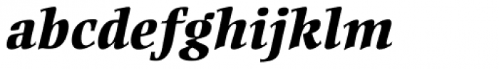 Ellington Std ExtraBold Italic Font LOWERCASE