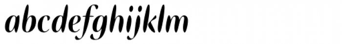 Ellipse Bold Italic Font LOWERCASE
