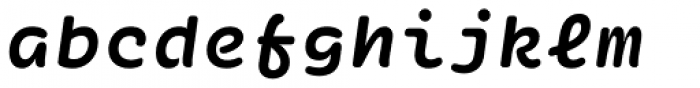 Ellograph CF Bold Italic Font LOWERCASE