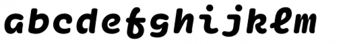 Ellograph CF Heavy Italic Font LOWERCASE