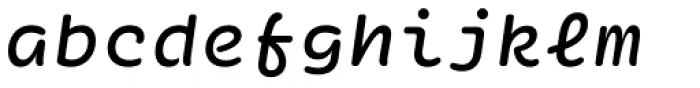 Ellograph CF Regular Italic Font LOWERCASE