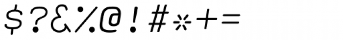 Ellograph CF Thin Italic Font OTHER CHARS
