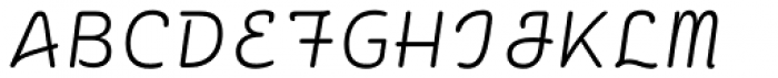 Ellograph CF Thin Italic Font UPPERCASE