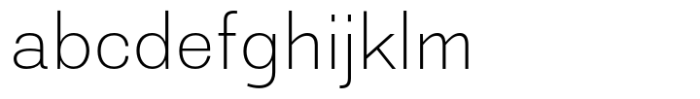 Ellora Extra Light Font LOWERCASE