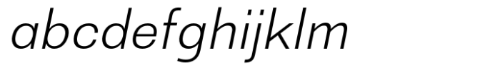 Ellora Light Oblique Font LOWERCASE