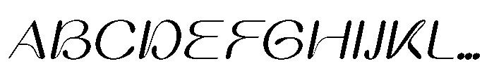 Elmaro Italic Font UPPERCASE