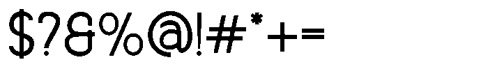 Elongate Font OTHER CHARS