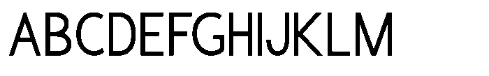 Elongate Font UPPERCASE