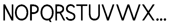 Elongate Font UPPERCASE