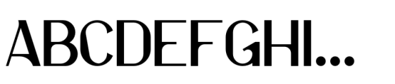 Elonny Regular Font UPPERCASE