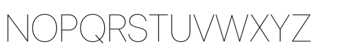 Eloquia Display Hairline Font UPPERCASE
