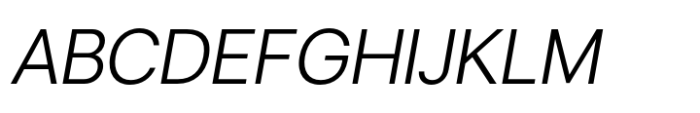 Eloquia Display Light Italic Font UPPERCASE