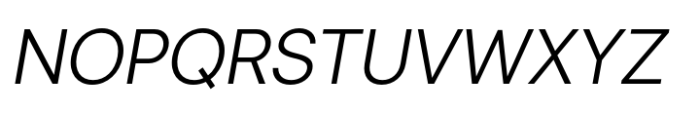 Eloquia Display Light Italic Font UPPERCASE