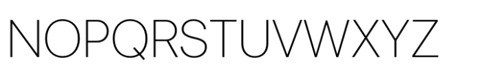 Eloquia Display Thin Font UPPERCASE