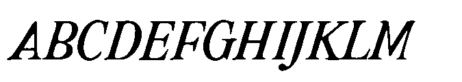 Eloura Blend Serif Font UPPERCASE