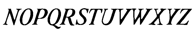 Eloura Blend Serif Font UPPERCASE