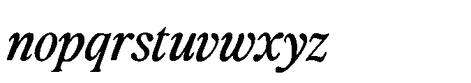 Eloura Blend Serif Font LOWERCASE