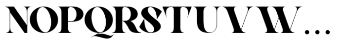 Elova Elegant Serif Font UPPERCASE
