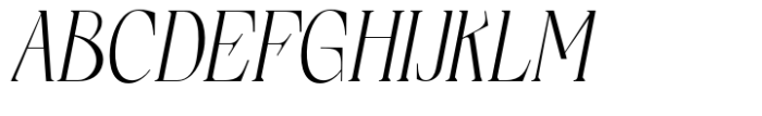 Elphadora Italic Font UPPERCASE