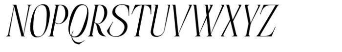 Elphadora Italic Font UPPERCASE