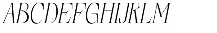 Elphadora Light Italic Font UPPERCASE