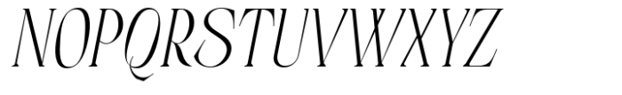 Elphadora Light Italic Font UPPERCASE