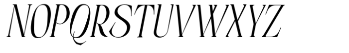 Elphadora Variable Italic Font UPPERCASE