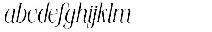 Elphadora Variable Italic Font LOWERCASE