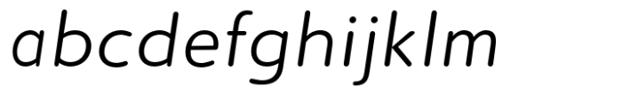 Elpy Light Italic Font LOWERCASE