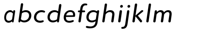 Elpy Regular Italic Font LOWERCASE