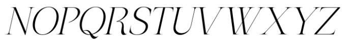 Elroma Italic Font UPPERCASE
