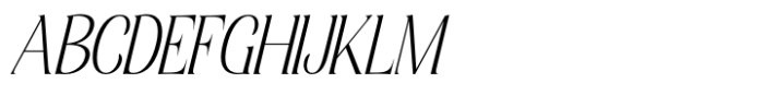 Elsain Serif Font Extra Light Italic Font UPPERCASE