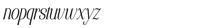 Elsain Serif Font Extra Light Italic Font LOWERCASE