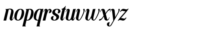 Elsain Serif Font Medium Italic Font LOWERCASE
